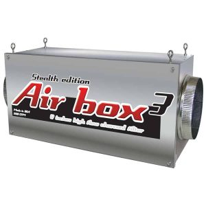 Air Box 3 Stealth Edition 1200 CFM 8" Flanges Charcoal Inline Filter